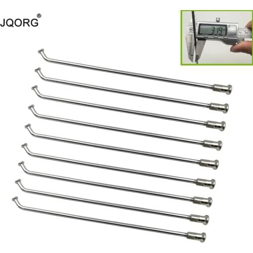 Diameter 3.2 mm Special Angle Customize Material 304 Stainless Steel Motorcycle Spokes Lighting Sliver Color E-motorcycle Spokes