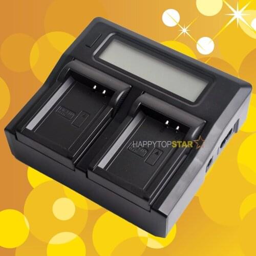 Dual Double Digital LCD Fast Quick Charger for Canon LP-E10 LPE10 Battery For LC-E10C 1100D 1200D 1300D Rebel T3 Kiss X50