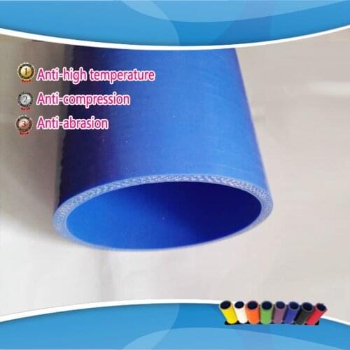 ID :80MM Straight Silicone Hose Intercooler Turbo Coupler Tube Intake Pipe Dual Color bule black red