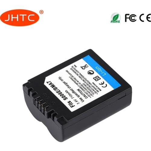 Camera Battery CGAS006E/BMA7 For PANASONIC BP-DC5-E DMC-FZ30PP DMC-FZ18EG-S CGR-S006A/1B BP-DC5U Batterie 710mAh