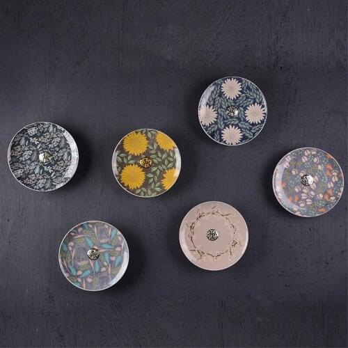 Ceramic season hanging plate decoration home decoration wall surface stereo wall hangings muons