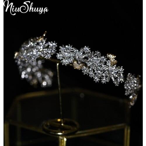 NiuShuya European Handmade Butterfly Hairband Rhinestone Flower Hair Crown Banquet Party Birthday Head Jewelries Accessorie