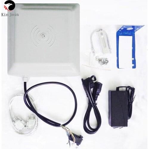 MAX 7 mt lesereichweite Long range passive rfid uhf leser Eingebaute runde polarisation antenne mit RS232/485/wiegand