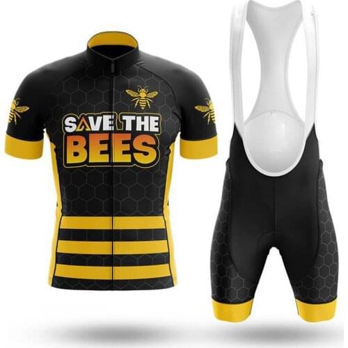 Camiseta Ciclismo Hombre Summer Mens Cycling Jersey Set Short Sleeve Mtb Bike Clothes 2021 Yellow Bicycle Maillot Culottes Suit