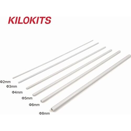 6 Sizes 10-30PCS ABS Round Tube DIY Craft Project Architectural Scenery Toys Hobby in Scales 1/35 1/72 1/87 1/160