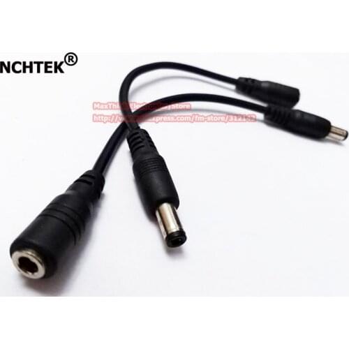 NCHTEK DC 5.5x2.5mm (Compatible DC 5.5x2.1mm) Male To 4.0x1.7mm Female Jack Power Adapter Converter Cable/Free Shipping/25PCS