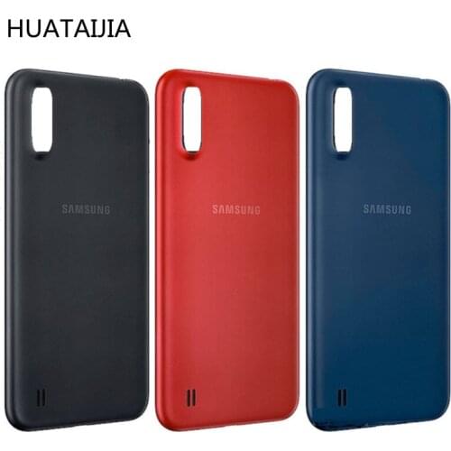 New For Samsung Galaxy M01 Back Battery Cover Door Housing SM-M015F case SamsungGalaxyM01batterycase
