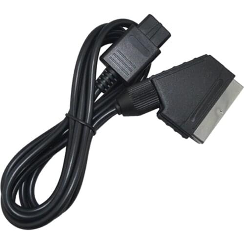 High Quality A/V TV Video Game cable Scart Cable For SNES for Gamecube N64 Console Compatible with NTSC system