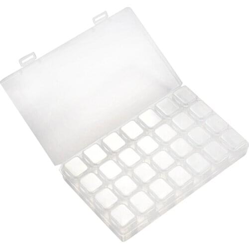 Nail 28 Lattice Jewelry Box Can Be Assembled Demolition Box Nail Decoration Gadgets Alloy Diamond Ornaments Box