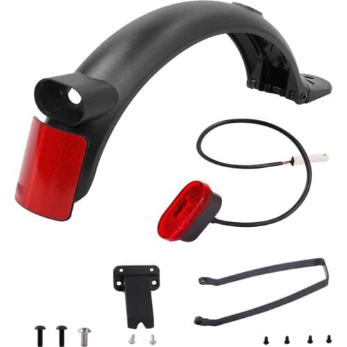 Scooter Rear Tail Light Lamp LED Tail Stoplight For Xiaomi Pro2 Electric Scooter Rear Fender Bracket Support Mudguard Accessorie