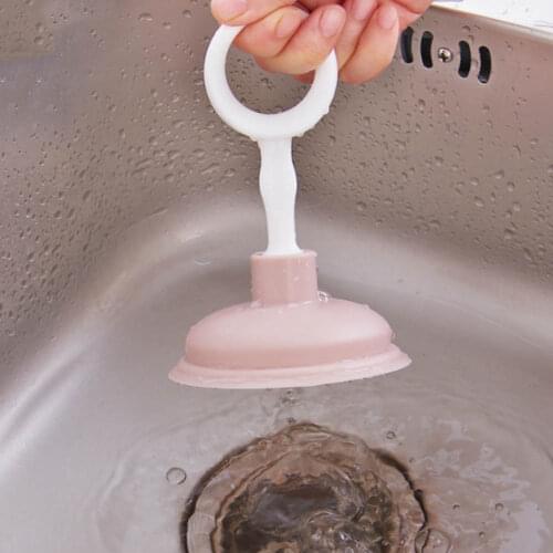 Home Kitchen Sink Pipe Dredger Leather Suction Dredger Sewer Tools Hair Blocking Cleaning Tools Household Pipe Dredge