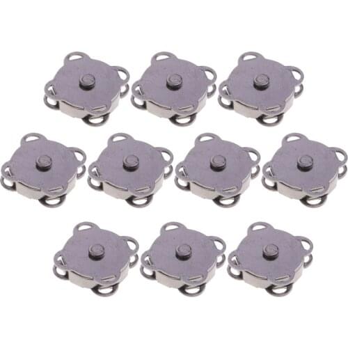 10 Sets 14mm 18mm Magnetic Snap Fastener Clasps Buttons for Handbag Sewing Craft