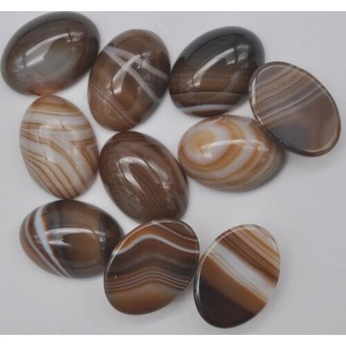 18x13MM Natural Brown Veins Carnelian Oval CAB Cabochon Jewelry For Woman Gift Bead (10 pcs/lot) H008