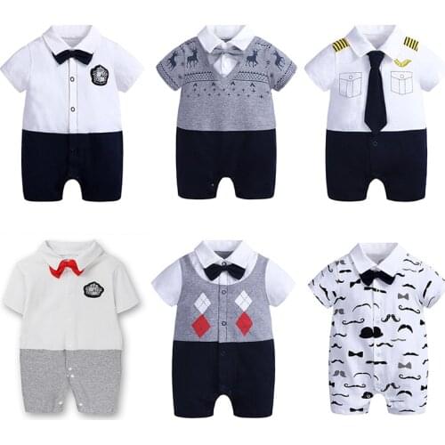 2021 Brand Summer Clothing Baby Body Rompers Clothing Babies Toddlers Clothes Cotton Costume Newborn Infant Rompsuit