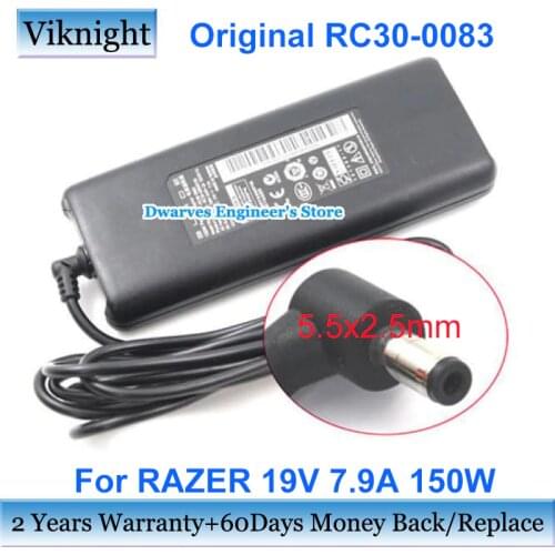 150W 19V 7.9A RC30-0083 Laptop Adapter For 2015 RAZER BLADE FULL HD NON-TOUCH RZ09-01161E32 RZ09-01020101-R3U1 RZ09-01021101