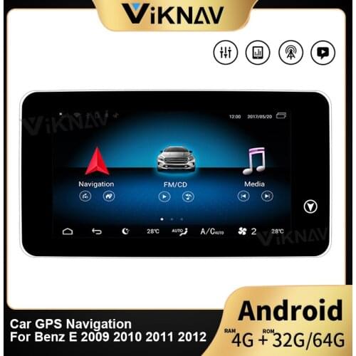 Android car GPS navigation multimedia player auto GPS head unit car GPS radio tape recorder for-Benz E 2009 2010 2011 2012