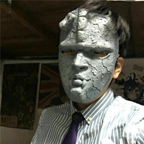 Anime Jojos Bizarre Adventure Vampire Stone Omen Dio Ishikamen Mask Prop Stone Ghost Resin Masks Halloween Cosplay Costume