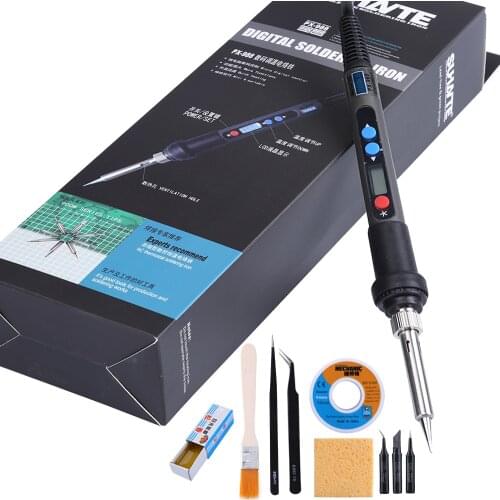 Digital LCD Electric Soldering Iron 220V 90W Adjustable Temperature Solder Iron With Soldering Wire Tips Welding Repair Tools