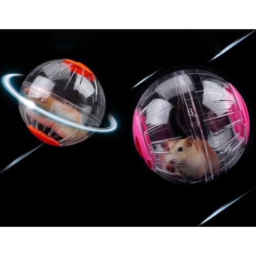 12cm Hamster Crystal Running Ball Transparent Rolling Ball Sports Ball for Hamster Toy Pet Supplies for kids Adult