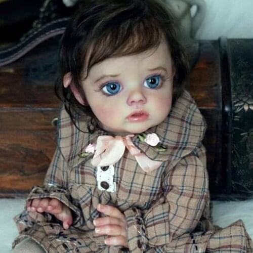 12Inch Bebe Reborn Kit Mini Elf Unpainted Unfinished Doll Parts Reborn Baby Doll DIY Blank Reborn Doll Kit Toy for Children Gift