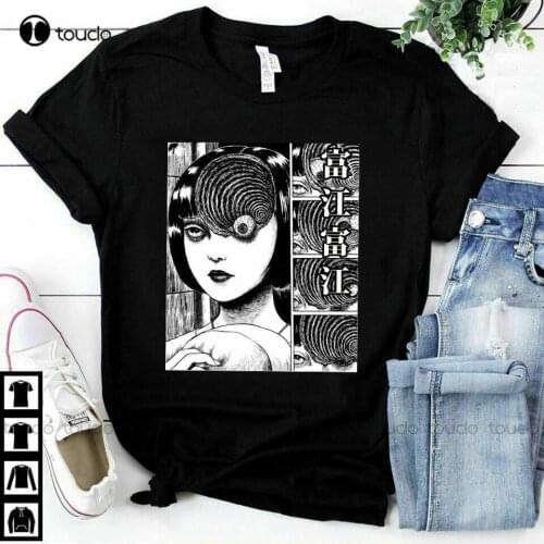 New T Shirt Tomie Junji Ito Uzumaki Horror Anime Manga Japanese Japan Guro Gore. Cult Cotton Tee Shirt S-5Xl