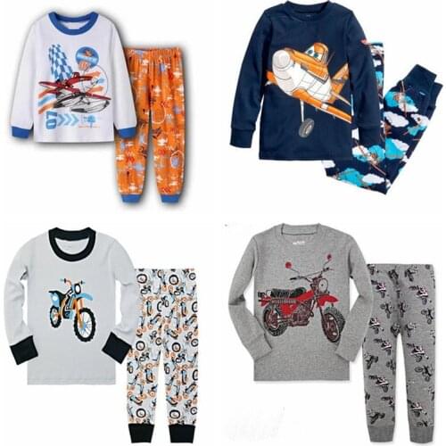 Newest Baby Girls Pyjamas Cutyome Long Sleeve Autmn Winter Kids Cotton Home Sleepwear Nightgown Childrens Animal Pajama Suit