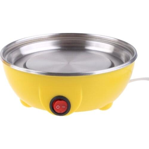 808F Stainless Steel Electric Egg Steamer 7 Egg Capacity Electric Egg Cooker for Hard Boiled Eggs Multi-function Cartoon Hen Egg