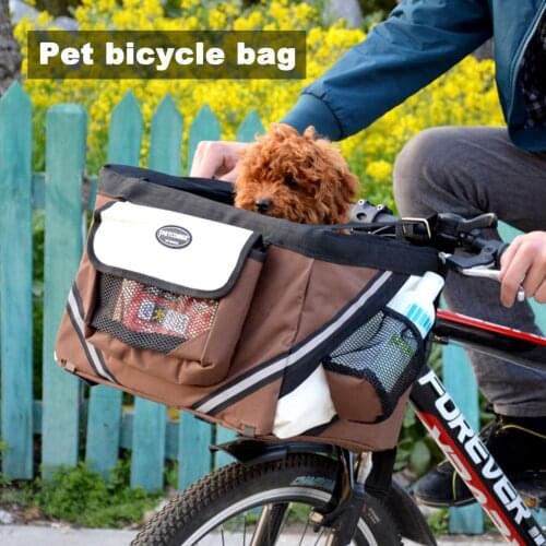 Durable Useful Large Capacity Pet Cat Dog Bicycle Baskets Lightweight Cycling Basket Waterproof for Camping