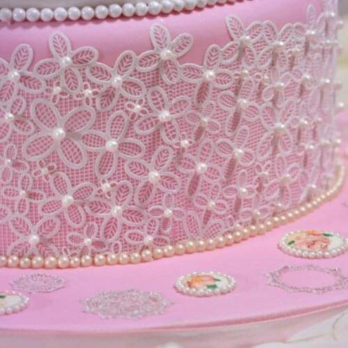 Flowers Silicone Mold Lace Mat Fondant Mould Cake Decorating Tool Chocolate, Gumpastes Mold, Sugarcraft, Kitchen Accessories