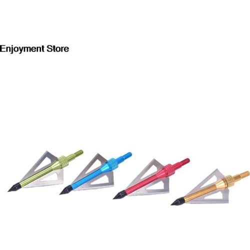 Arrowhead Stainless Alloy 3 Fixed Sharp Blades Head Hunting Arrow Tips 110 Grains Arrow Points Compound Bow Archery Accessories