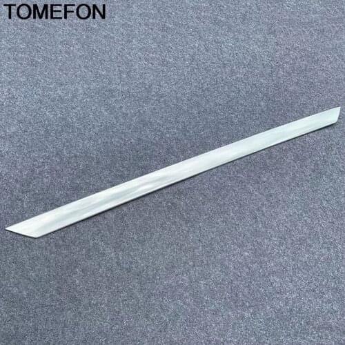 TOMEFON For Toyota RAV4 Adventure 2019 2020 Rear Tail Trunk Down Streamer Tailgate Cover Trim Exterior Accessories ABS Chrome