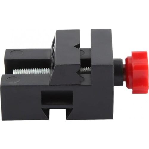 Z012 Mini Multipurpose Plastic ABS Screw Bench Vise Machine Wood Turning Machine Accessory Purpose Fixing Workpiece and Material