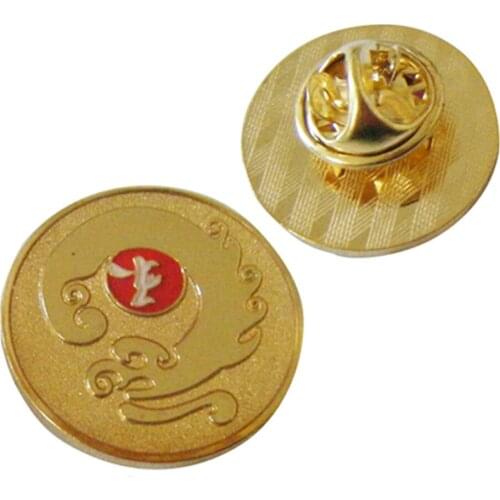 High quality custom enamel light up badge