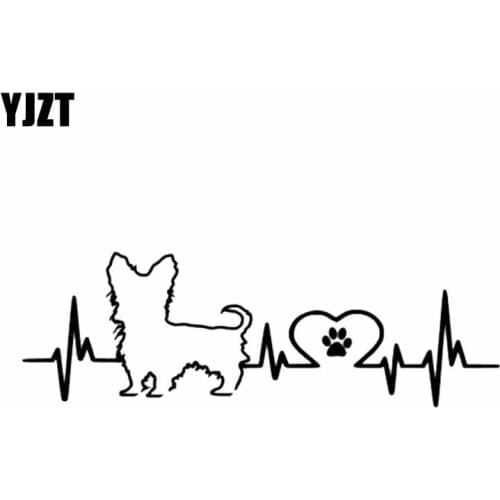 YJZT 20CM*6.6CM Cartoon Cute Vinyl Decoration Fashion Car Styling Car Sticker Black/Silver C2-3266