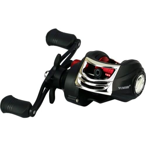 YUMOSHI New Baitcast Reel AK200/201 Series 18+1BB 7.2:1High Speed Carretilha De Pesca With Baitcaster Reel For Spinning