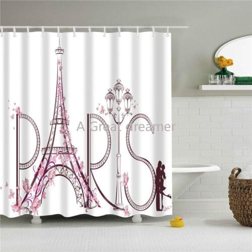 3D Print Shower Curtain Bathroom Waterproof Polyester Bath Curtain Octopus Washable Curtains With 12 Hooks
