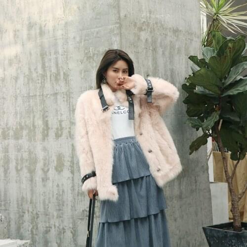 Sheep Shearing Winter Coat Women Korean 100% Wool Jacket Women Real Fur Coat Women Clothes 2020 Manteau Femme YY1058