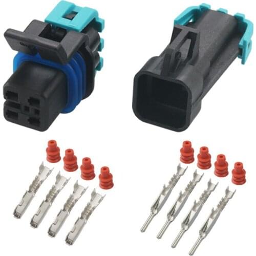 4Pin Car Male and Female electronic fuel pump plug connector for Buick FirstLand GL8 Old Regal