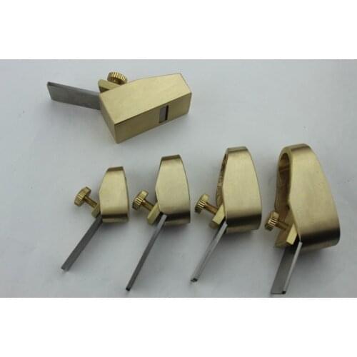 5 pcs new style various size mini brass planes, Violin/Cello woodmaking tools
