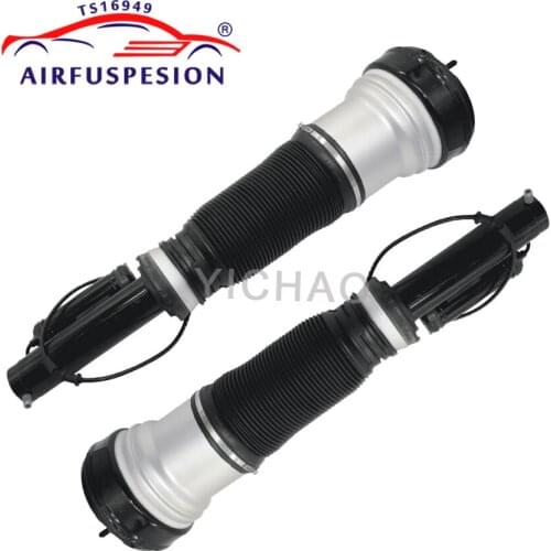 Pair For Mercedes W220 S Class S430 S350 Front Air Suspension Shock Absorber Strut Assembly Air Spring 2203202438 2203205113