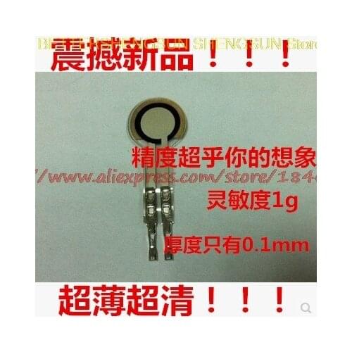 Free shipping Sensitivity far ultra FSR resistance type film pressure sensor 0-500g 38umPET