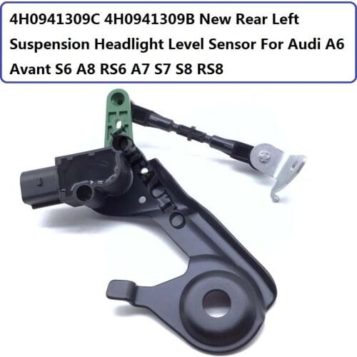 4H0941309C / 4H0941309B New Rear Left Suspension Headlight Level Sensor For Audi A6 Avant S6 A8 RS6 A7 S7 S8 RS8 4H0 941 309C/B