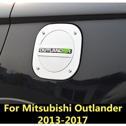 For Mitsubishi Outlander 2013-2017 ABS Newest Fuel Tank Cover Gas Lid Filler Cap Metal ABS Exterior decoration Auto Accessories