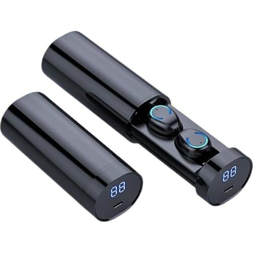 F9-6 Bluetooth 5.0 Wireless Rechargeable In-ear Sport Noise Reduction Earphone