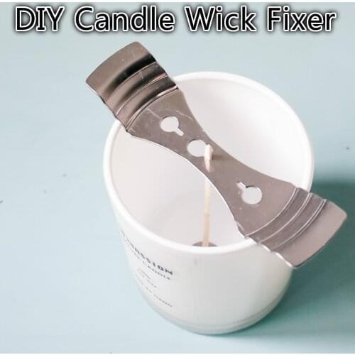 DIY Candle Wick Fixer Handmade Scented Candle Wick Fixer Cup Candle Wick Clip Candle DIY Tool Fixed Candle Cotton Wicks