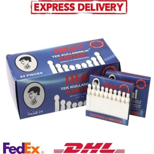 IHA Single Use Blood Stone Matches Stop Bleeding in Cuts After Shave 24 x 20 Pieces