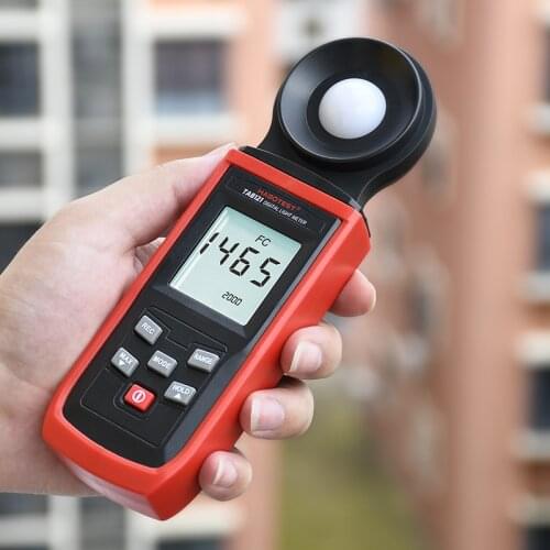 Lux Meter Digital Luxmeter Professional Luxometer TA8121 LCD Light Meter High Accuracy Handheld Illumination Photometer HABOTEST
