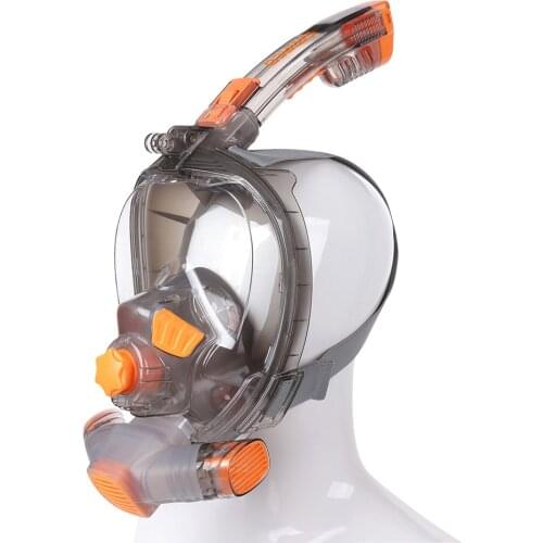 2021 New Underwater Scuba Snorkeling Anti Fog Mask Set Diving Full Face Respiratory Masks Safe and Waterproof Swimming Equipment