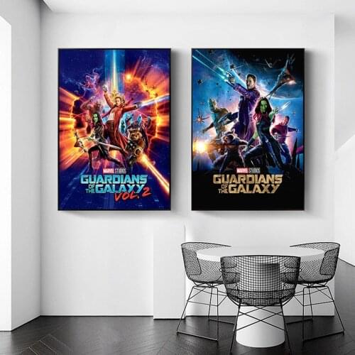 Avengers Marvel Sci-Fi Movie Guardians of The Galaxy Canvas Painting Superhero Posters and Print Wall Art Picture for Home Decor