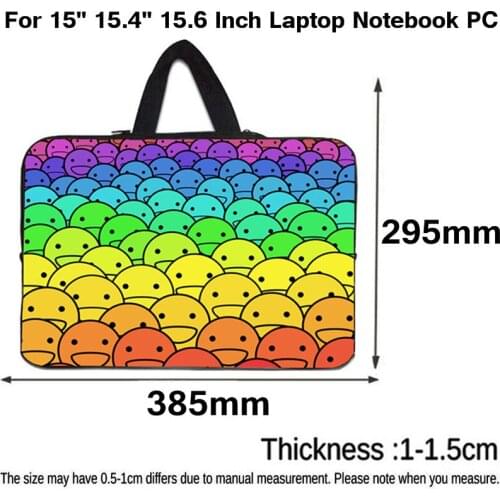 Neoprene Notebook Case For CHUWI LapBook Plus, Xiaomi MI Notebook Pro 15.6, Honor MagicBook 15" 15.4" Prints Laptop Sleeve Bags
